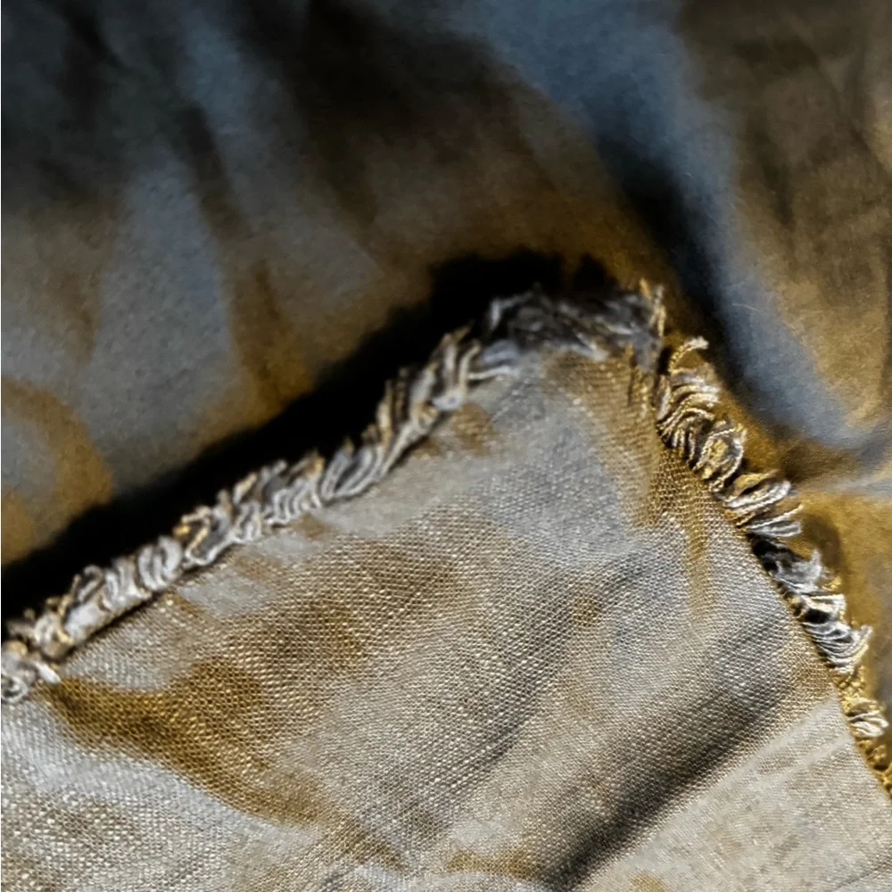 Casaluna Dark Gray Linen blend oversized 26x26 (*see notes) euro Pillow cover